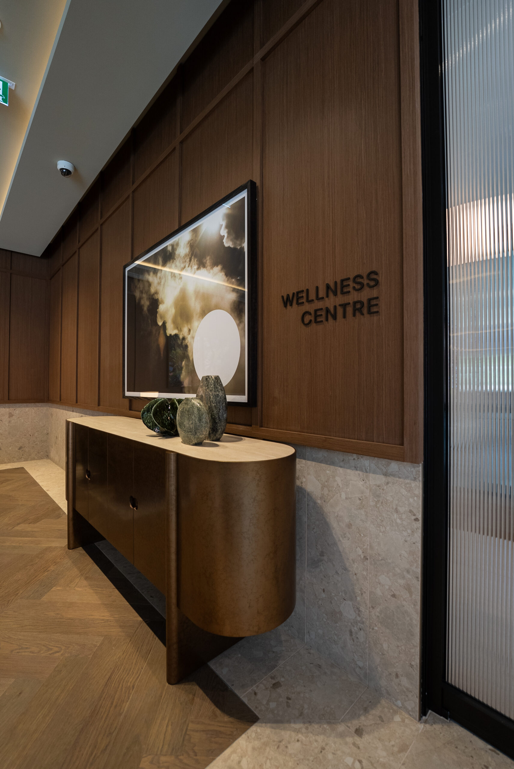 St. Clare retirement precinct showing heritage mansions and new apartment buildings in Kew. Expert carpentry and feature cladding installation by Casello.