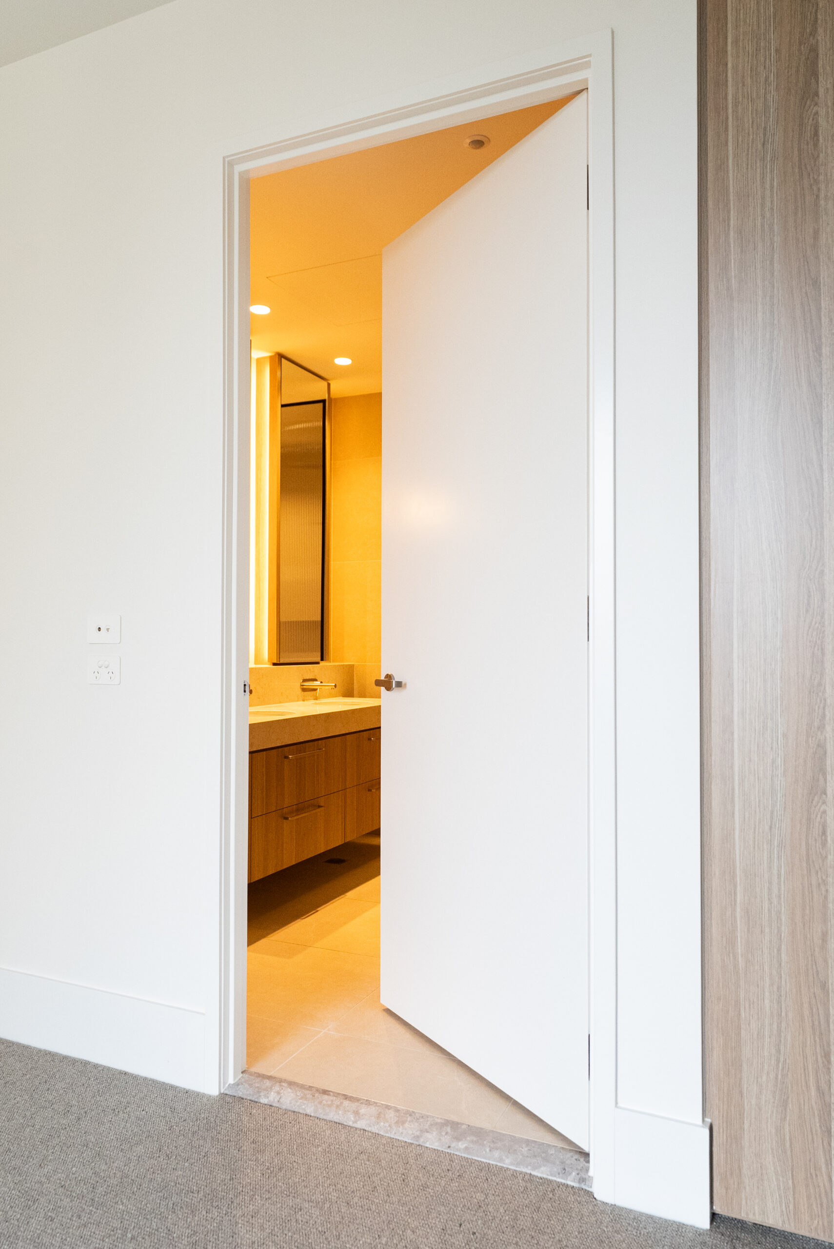 St. Clare retirement precinct showing heritage mansions and new apartment buildings in Kew. Expert carpentry and feature cladding installation by Casello.